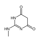 2-methylamino-1H-pyrimidine-4,6-dione Structure