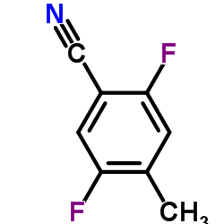 2,5-Difluoro-4-methylbenzonitrile structure