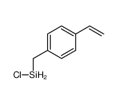 chloro-[(4-ethenylphenyl)methyl]silane Structure