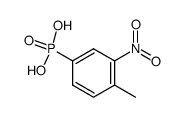 (4-methyl-3-nitro-phenyl)-phosphonic acid Structure