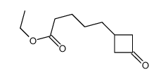 Ethyl 5-(3-oxocyclobutyl)pentanoate Structure