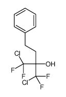 1-chloro-2-[chloro(difluoro)methyl]-1,1-difluoro-4-phenylbutan-2-ol结构式