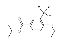 1-methylethyl 4-[(1-methylethyl)oxy]-3-(trifluoromethyl)benzoate Structure