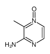 Pyrazinamine, 3-methyl-, 4-oxide (9CI)结构式
