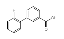 2-氟联苯-3-羧酸结构式