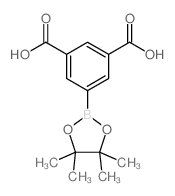 3,5-Dicarboxyphenylboronic acid, pinacol ester Structure