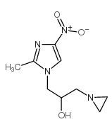 1-(aziridin-1-yl)-3-(2-methyl-4-nitroimidazol-1-yl)propan-2-ol结构式