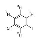 1-chloro-2,3,4,6-tetradeuterio-5-iodobenzene结构式