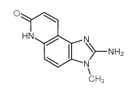 2-Amino-3,6-dihydro-3-methyl-7H-imidazo[4,5-f]quinolin-7-one结构式
