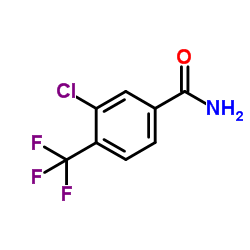 3-Chloro-4-(trifluoromethyl)benzamide Structure