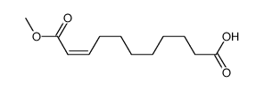11-methoxy-11-oxoundec-9-enoic acid结构式