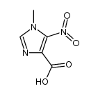 1-methyl-5-nitroimidazole-4-carboxylic acid Structure