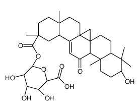 glycyrrhetyl 30-monoglucuronide Structure