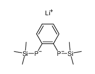 P,P'-Dilithio-P,P'-bis-trimethylsilyl-1,2-diphosphinobenzen Structure