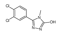 3-(3,4-dichlorophenyl)-4-methyl-1H-1,2,4-triazol-5-one结构式