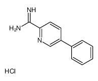 5-Phenylpicolinimidamide hydrochloride Structure