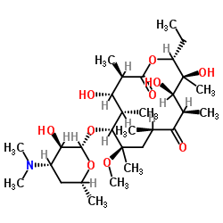 3-hydroxyclarithromycin Structure