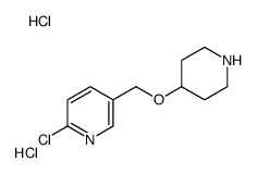 2-Chloro-5-(piperidin-4-yloxyMethyl)-pyridine dihydrochloride Structure