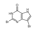 2,7-Dibromo-4-oxo-3,4-dihydropyrrolo[3,2-d]pyrimidine Structure