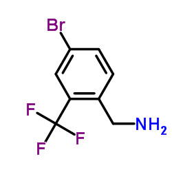 4-Bromo-2-trifluoromethyl-benzylamine Structure