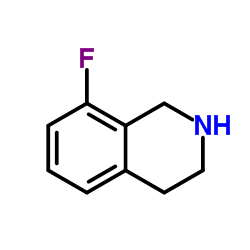 8-氟-1,2,3,4-四氢异喹啉结构式