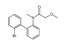 N-(2'-bromobiphenyl-2-yl)-2-methoxy-N-methylacetamide结构式