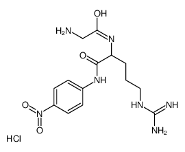 H-Gly-Arg-pNA (hydrochloride) Structure