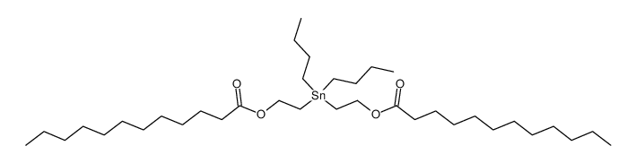 Bu2Sn(CH2CH2OCO-n-C11H23)2结构式