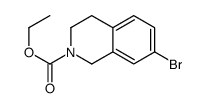 7-溴-3,4-二氢异喹啉-2(1h)-羧酸乙酯结构式