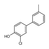 2-chloro-4-(3-methylphenyl)phenol Structure