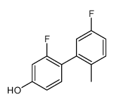 3-fluoro-4-(5-fluoro-2-methylphenyl)phenol Structure