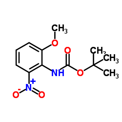 (2-甲氧基-6-硝基苯基)氨基甲酸叔丁酯图片