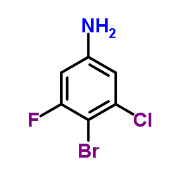 4-Bromo-3-chloro-5-fluoroaniline Structure