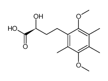 (S)-4-(2,5-Dimethoxy-3,4,6-trimethylphenyl)-2-hydroxybutansaeure Structure