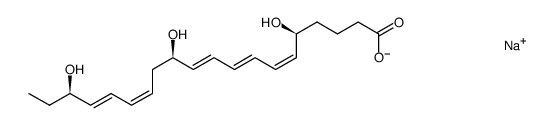 Resolvin E1钠盐结构式