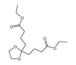diethyl 5-(1,3-dioxolane) azelate结构式