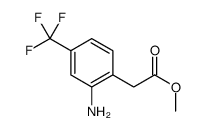 2-(2-氨基-4-(三氟甲基)苯基)乙酸甲酯结构式