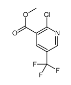 2-氯-5-(三氟甲基)烟酸甲酯结构式