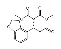 (S)-dimethyl 2-(1-(2,3-dihydrobenzofuran-4-yl)-3-oxopropyl)malonate Structure