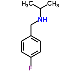 N-(4-氟苄基)-2-丙基胺结构式