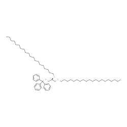 [S,(-)]-1-O,2-O-Diicosyl-3-O-trityl-D-glycerol Structure
