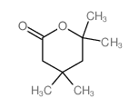 2H-Pyran-2-one,tetrahydro-4,4,6,6-tetramethyl- structure