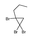 1,1,2-tribromo-2-propylcyclopropane Structure