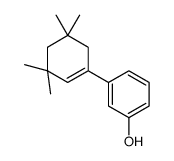 3-(3,3,5,5-tetramethylcyclohexen-1-yl)phenol Structure