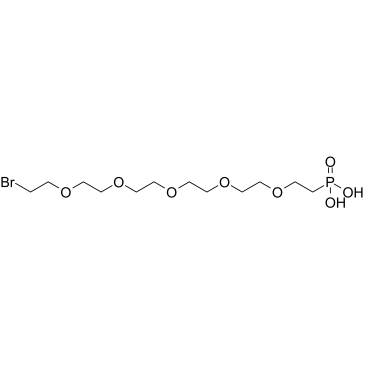 Bromo-PEG5-phosphonic acid Structure