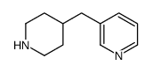 3-哌啶-4-甲基吡啶结构式