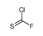 chloromethanethioyl fluoride Structure