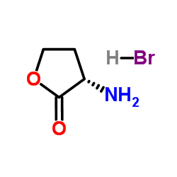 (S)-(-)-alpha-氨基-gamma-丁内酯氢溴酸盐结构式