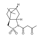 4-[(6R,7aR)-8,8-dimethyl-2,2-dioxidotetrahydro-3a,6-methano-2,1-benzisothiazol-1(4H)-yl]-4-oxobutan-2-one Structure