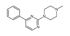 2-(4-methylpiperazin-1-yl)-4-phenylpyrimidine结构式